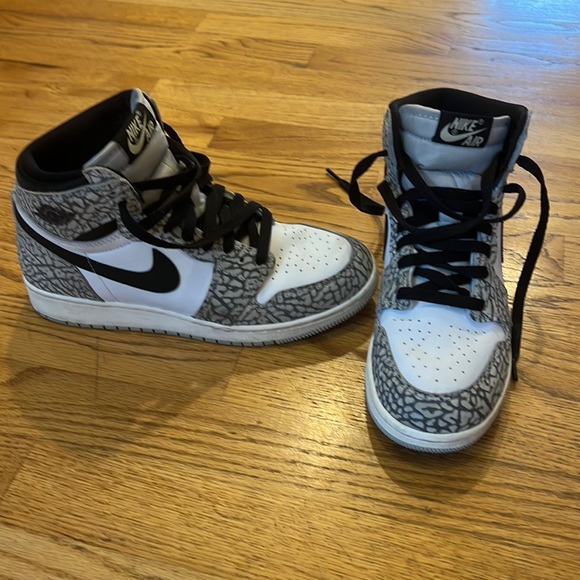 Nike Jordan 1 high OG white cement gs - Picture 1 of 9